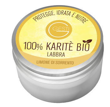 GESTI 100% KARITE' BIO 10 ML LIMONE DI SORRENTO LABBRA - Farmaunclick.it