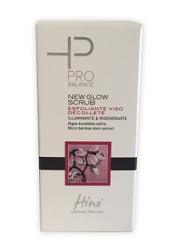 HINO NATURAL SKINCARE PRO BALANCE NEW GLOW SCRUB ESFOLIANTE VISO DECOLLETE 50 ML - Farmaunclick.it