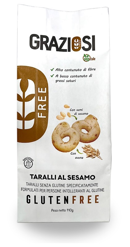 TARALLI AL SESAMO 140 G - Farmaunclick.it