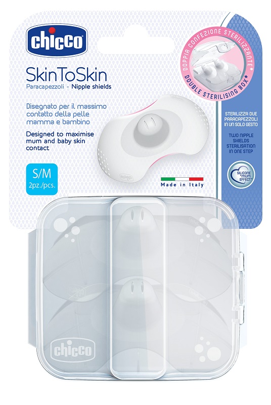 CHICCO PARACAPEZZOLI SILICONE SMALL - Farmaunclick.it