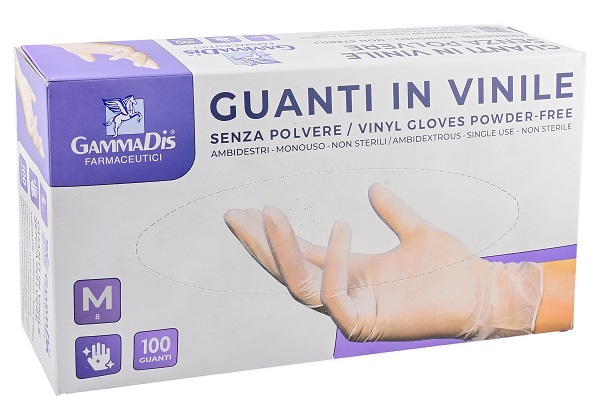 GUANTI VINILE SENZA POLVERE MEDIUM 100 PEZZI - Farmaunclick.it
