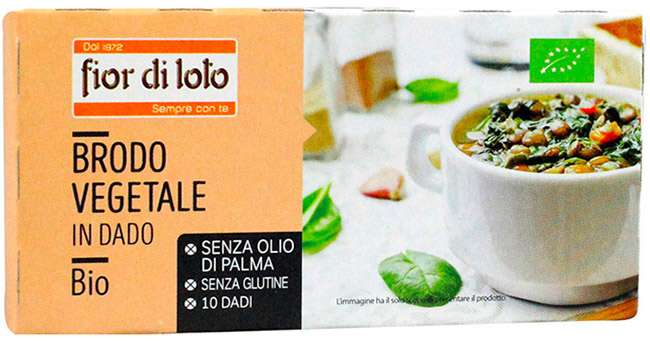 BRODO VEGETALE DADO SENZA PALMA SENZA GLUTINE 100 G - Farmaunclick.it