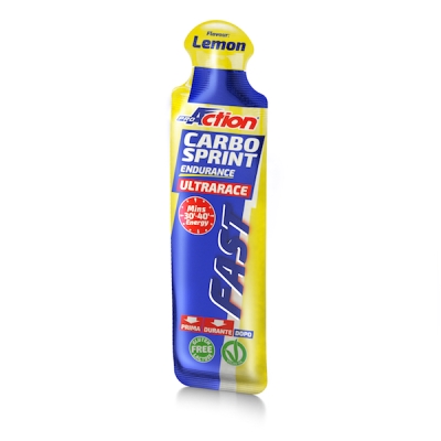 PROACTION CARBO SPRINT ULTRA RACE GEL ENERGETICO AL LIMONE 60 ML - Farmaunclick.it
