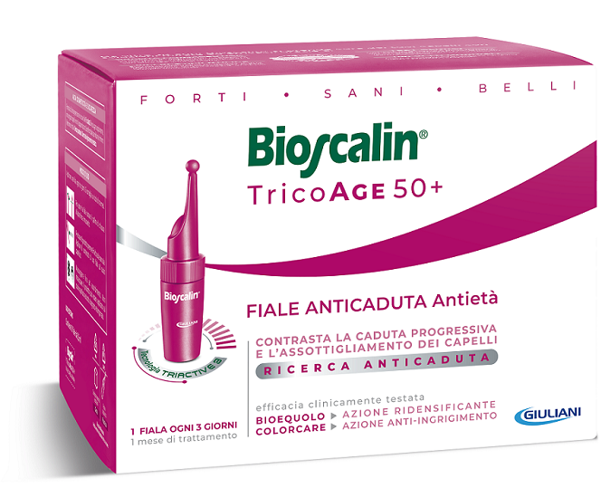 BIOSCALIN TRICOAGE ANTICADUTA ANTIETA' 10 FIALE 3,5 ML - Farmaunclick.it
