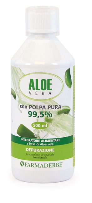 ALOE VERA SUCCO POLPA PURA 500 ML - Farmaunclick.it
