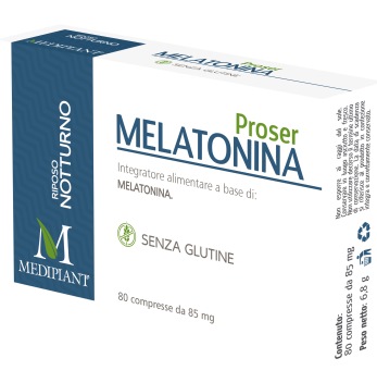 PROSER MELATONINA 80 COMPRESSE - Farmaunclick.it