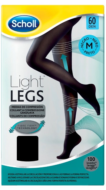 SCHOLL LIGHTLEGS 60 DENARI TAGLIA M COLORE NERO 1 PAIO - Farmaunclick.it