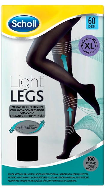 SCHOLL LIGHTLEGS 60 DENARI TAGLIA XL COLORE NERO 1 PAIO - Farmaunclick.it