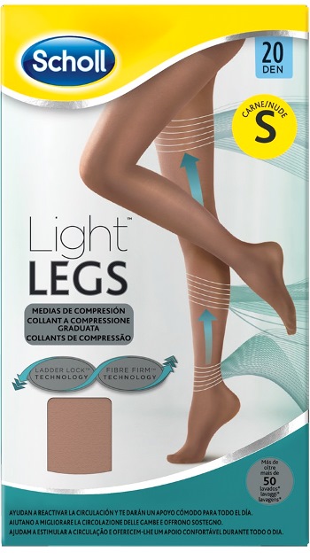 SCHOLL LIGHTLEGS 20 DENARI TAGLIA S COLORE NUDE 1 PAIO - Farmaunclick.it