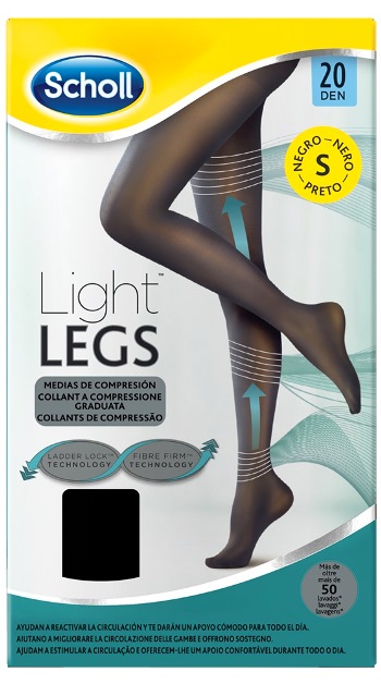 SCHOLL LIGHTLEGS 20 DENARI TAGLIA S COLORE NERO 1 PAIO - Farmaunclick.it