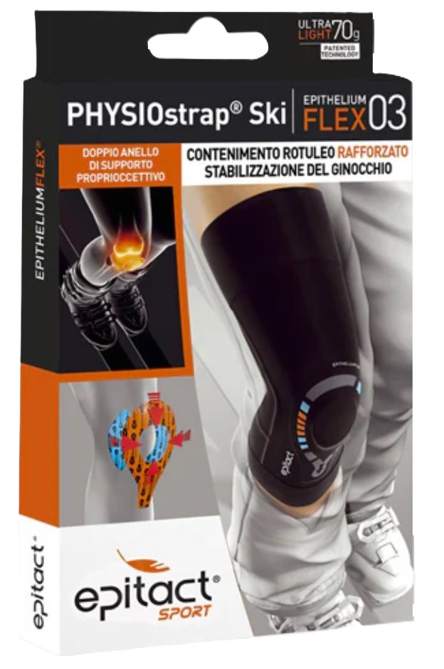 GINOCCHIERA EPITACT SPORT PHYSIOSTRAP SKI XL - Farmaunclick.it