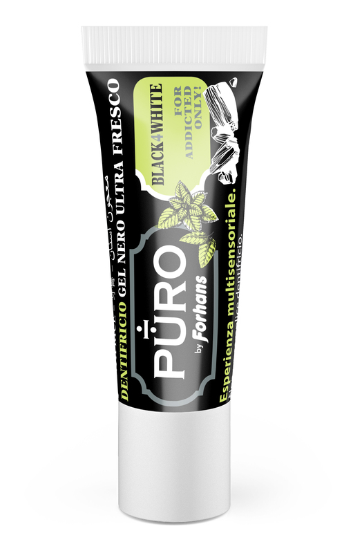 FORHANS BLACK4WHITE DENTIFRICIO 12 ML - Farmaunclick.it