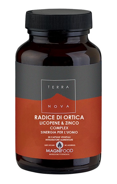 TERRANOVA RADICE ORTICA LICOPENE ZINCO SINERGIA UOMO 50 CAPSULE - Farmaunclick.it
