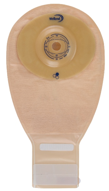 SACCA PER ILEOSTOMIA OPACA RITAGLIABILE WELLAND AURUM CONVEX ILEO MIDI DIAMETRO 13-48 MM INIZIO CONVESSITA' 48 MM 10 PEZZI - Farmaunclick.it