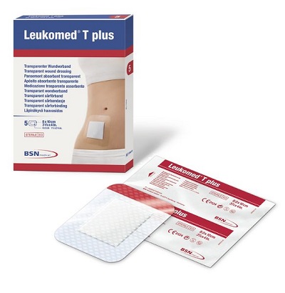 MEDICAZIONE POST-OPERATORIA LEUKOMED T PLUS TRASPARENTE IMPERMEABILE 8 X 10 CM - Farmaunclick.it