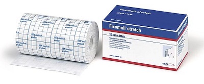 FASCIA AUTOADESIVA IPOALLERGENICA FIXOMULL STRETCH PER FISSAGGIO CATETERI M 5 X 5 CM - Farmaunclick.it