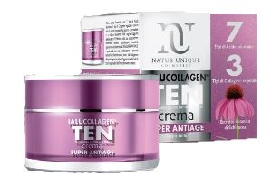 NATUR UNIQUE IALUCOLLAGEN TEN CREAM VISO SUPER ANTIAGE 50 ML - Farmaunclick.it