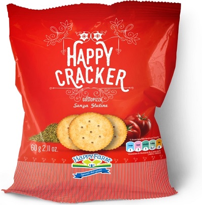 HAPPY FARM HAPPY CRACKERS GUSTO PIZZA 60 G - Farmaunclick.it