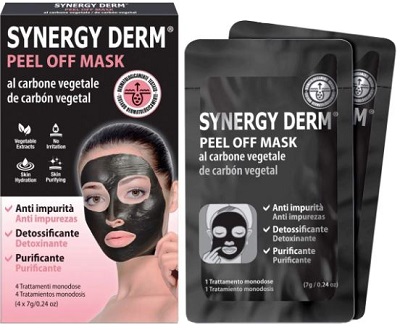 SYNERGY DERM PEEL OFF MASK 4 TRATTAMENTI MONODOSE 7 G - Farmaunclick.it