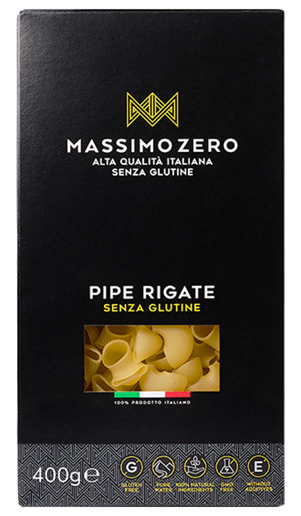 MASSIMO ZERO PIPE RIGATE 400 G - Farmaunclick.it