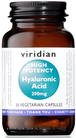 VIRIDIAN HYALURONIC ACID HIGH POTENCY 30 CAPSULE VIRIDIAN ACIDO IALURONICO ALTA CONCENTRAZIONE - Farmaunclick.it