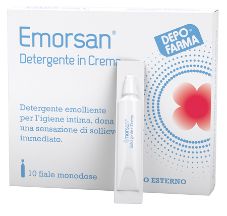 EMORSAN DETERGENTE CREMA 10 FIALE DA 3,5 ML - Farmaunclick.it