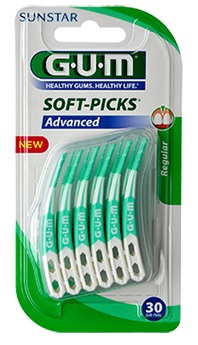 GUM SOFTPICKS ADVANCE SCOVOLINO SMALL GOMMA 30 PEZZI - Farmaunclick.it