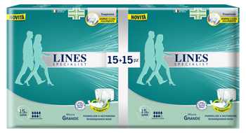 PANNOLONE A MUTANDA LINES SPECIALIST SUPER MG 30 PEZZI - Farmaunclick.it