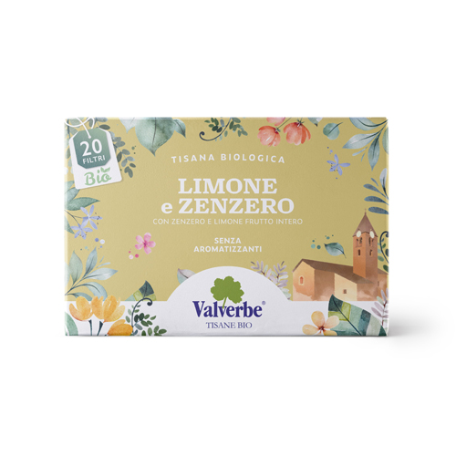 TISANA LIMONE/ZENZERO BIO 20 FILTRI - Farmaunclick.it