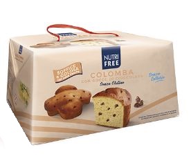 NUTRIFREE COLOMBA CON GOCCE DI CIOCCOLATO SENZA LATTOSIO 550 G - Farmaunclick.it