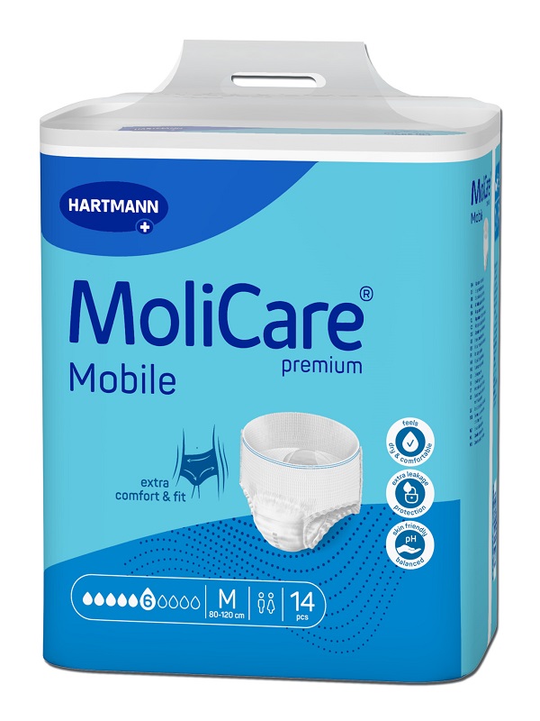 PANNOLINO PULL UP GIORNO MOLICARE MOBILE 6 GOCCE M 14 PEZZI - Farmaunclick.it