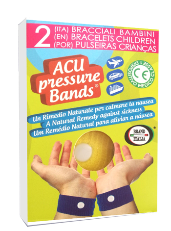 BRACCIALE ACU PRESSURE BAND BAMBINI 2 PEZZI - Farmaunclick.it