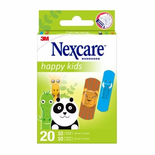 CEROTTI NEXCARE KIDS PLASTERS ANIMALS 20 PEZZI ASSORTITI - Farmaunclick.it