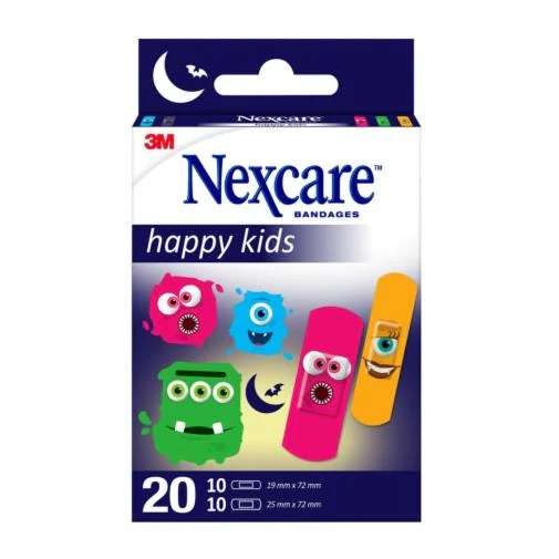 CEROTTI NEXCARE KIDS PLASTERS MONSTERS 20 PEZZI ASSORTITI - Farmaunclick.it