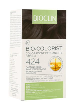 BIOCLIN BIO COLORIST 4,24 CASTANO BEIGE RAME CIOCCOLATO - Farmaunclick.it