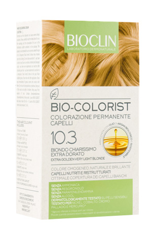 BIOCLIN BIO COLORIST 10,3 BIONDO CHIARISSIMO EXTRA DORATO - Farmaunclick.it