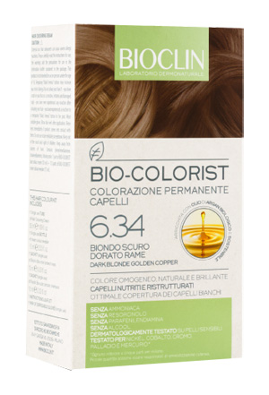 BIOCLIN BIO COLORIST 6,34 BIONDO SCURO DORATO RAME - Farmaunclick.it