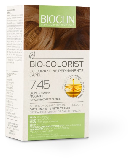BIOCLIN BIO COLORIST 7,45 BIONDO RAME MOGANO - Farmaunclick.it