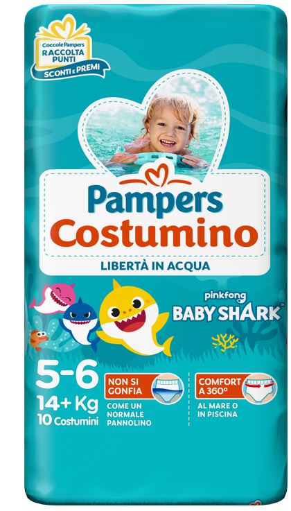 PAMPERS COSTUMINO CP 10 TG 5+ TG 5+ 10 PEZZI - Farmaunclick.it