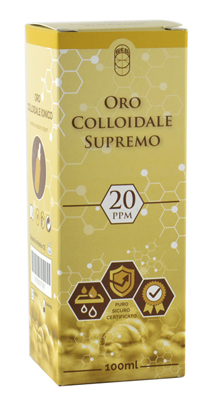 ORO COLLOIDALE SUPREMO 20PPM 100 ML - Farmaunclick.it