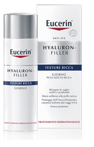 EUCERIN HYALURON-FILLER TEXTURE RICCA GIORNO 50 ML - Farmaunclick.it