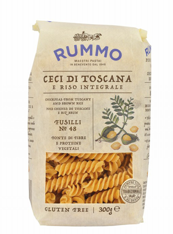 RUMMO FUSILLI N 48 CECI DI TOSCANA E RISO INTEGRALE 300 G - Farmaunclick.it