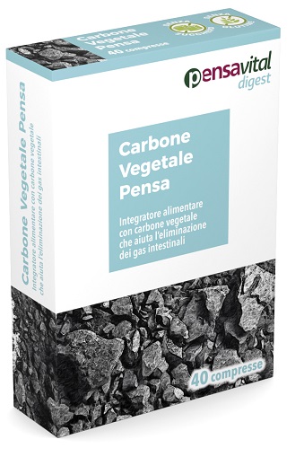 CARBONE VEGETALE PENSA 40 COMPRESSE - Farmaunclick.it