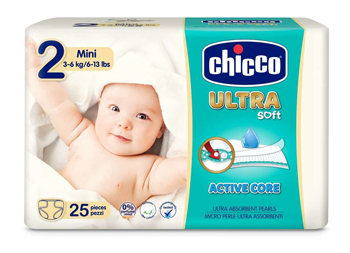 CHICCO PANNOLINO ULTRA CHICCHO MINI 25 X 10 - Farmaunclick.it