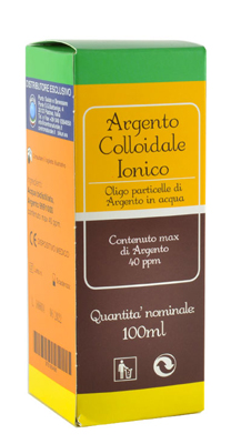 ARGENTO COLLOIDALE IONICO 40PPM CERTIFICATO SPRAY CON CONTAGOCCE 100 ML - Farmaunclick.it