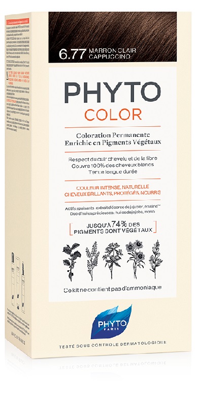PHYTOCOLOR 6.77 MARR CHIA CAPP 1 LATTE + 1 CREMA + 1 MASCHERA + 1 PAIO DI GUANTI - Farmaunclick.it
