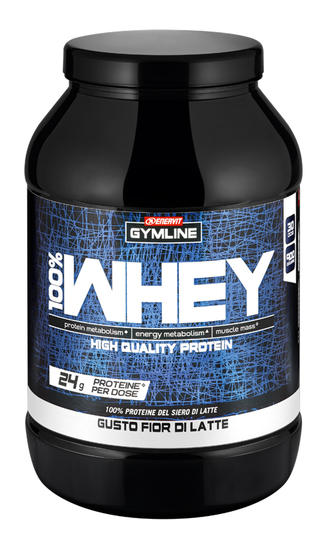 GYMLINE 100% WHEY CONCENTRATE LATTE 900 G - Farmaunclick.it