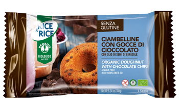 RICE&RICE CIAMBELLINE CON GOCCE DI CIOCCOLATO 4 X 45 G - Farmaunclick.it