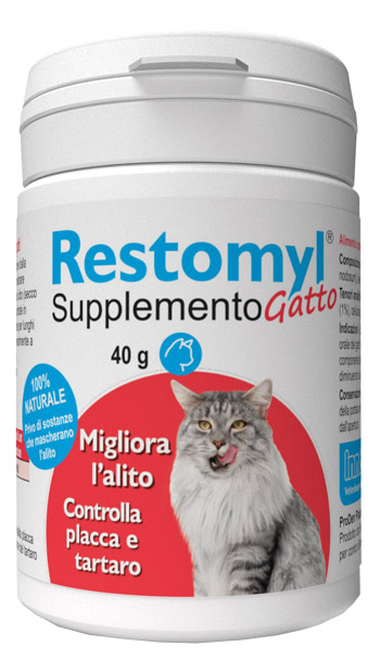 RESTOMYL SUPPLEMENTO GATTO FLACONCINO 40 G - Farmaunclick.it