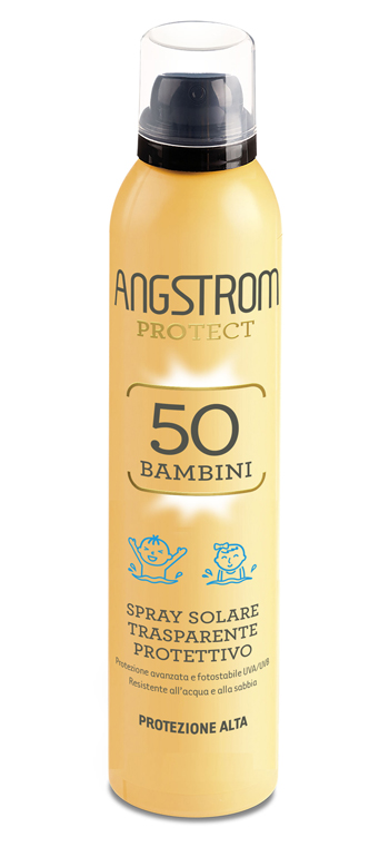 ANGSTROM PROTECT 50 BAMBINI SPRAY SOLARE TRASPARENTE 250 ML - Farmaunclick.it